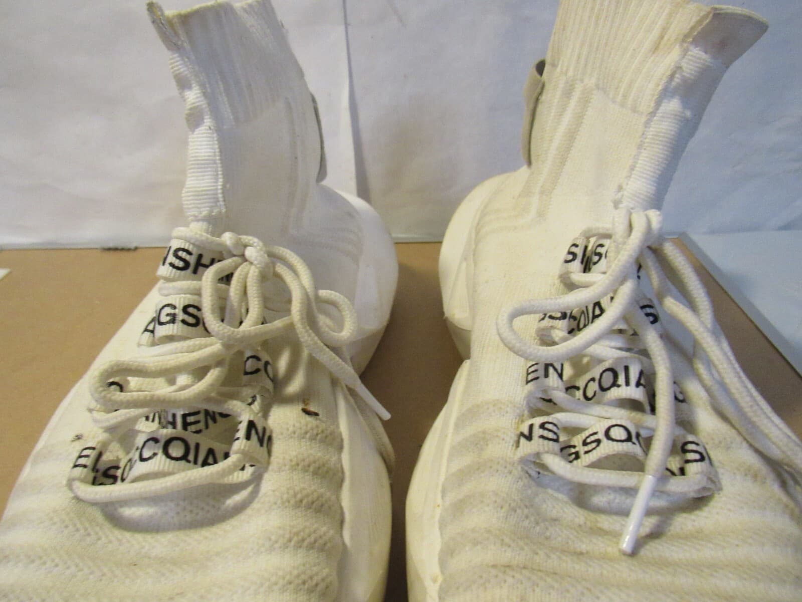 HECTOR 'Trojan Legend' X9X Sneakers Mens SIZE 44 US 9.5 White B59M - Thumbnail 6