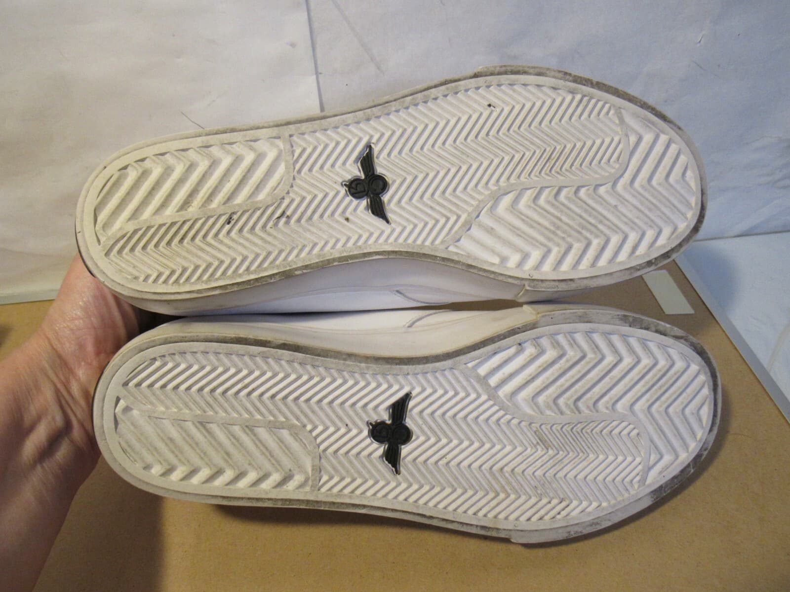 CREATIVE RECREATION CR8REC Mens Low Top Leather White/Metallic Snake SZ 9 B60M - Thumbnail 5