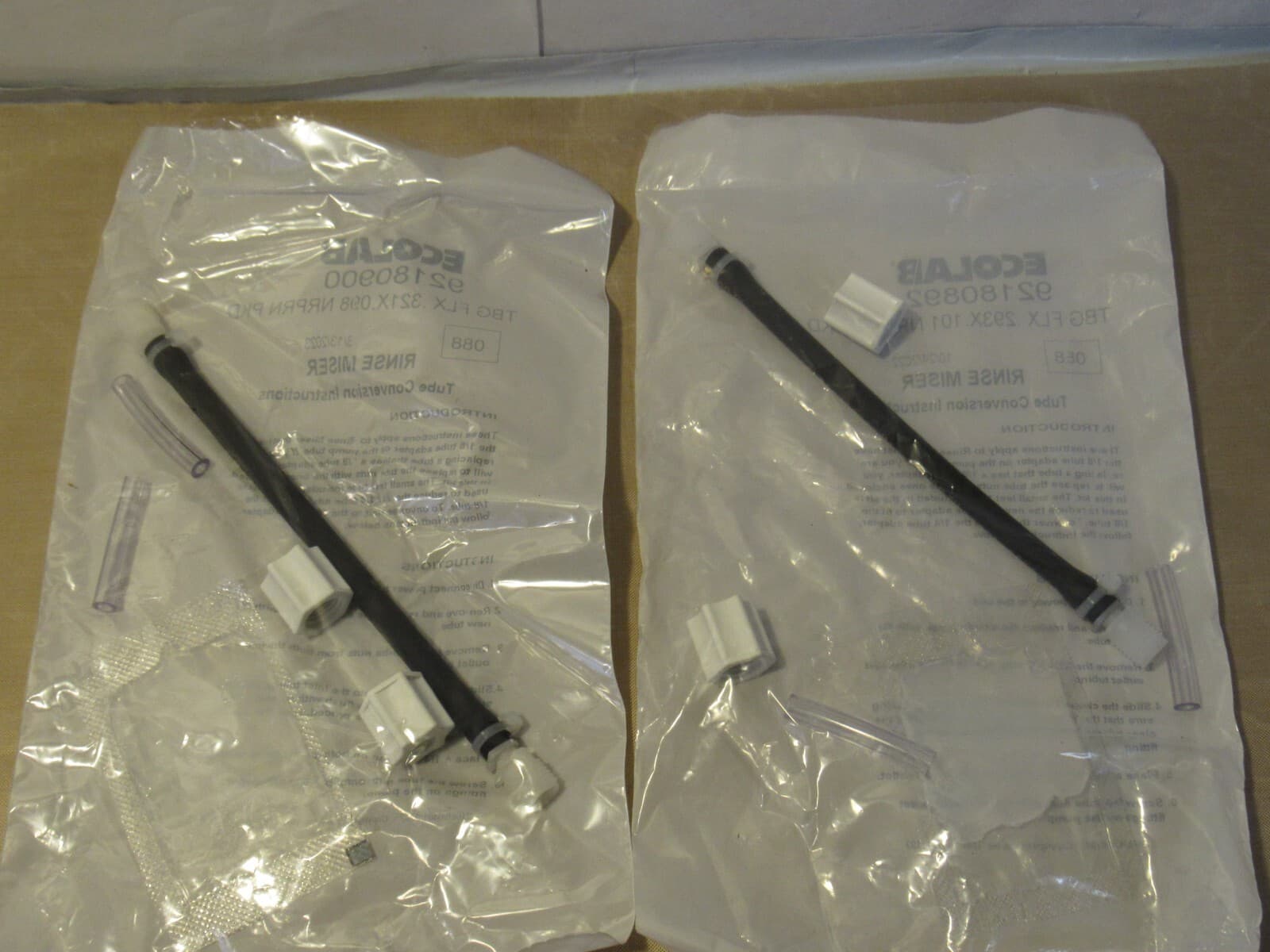 2 NEW Ecolab Rinse Miser Tubing Kit 0.321"x0.098", 92180900 W36K - Thumbnail 2