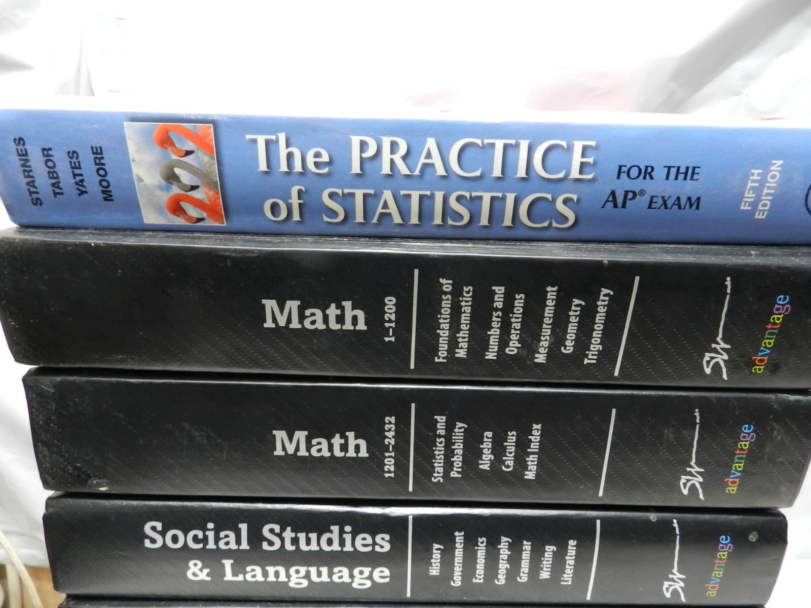 SW Advantage 6 Book Set - Math 1&2 Science Social Studies Language Honors E50K - Thumbnail 4