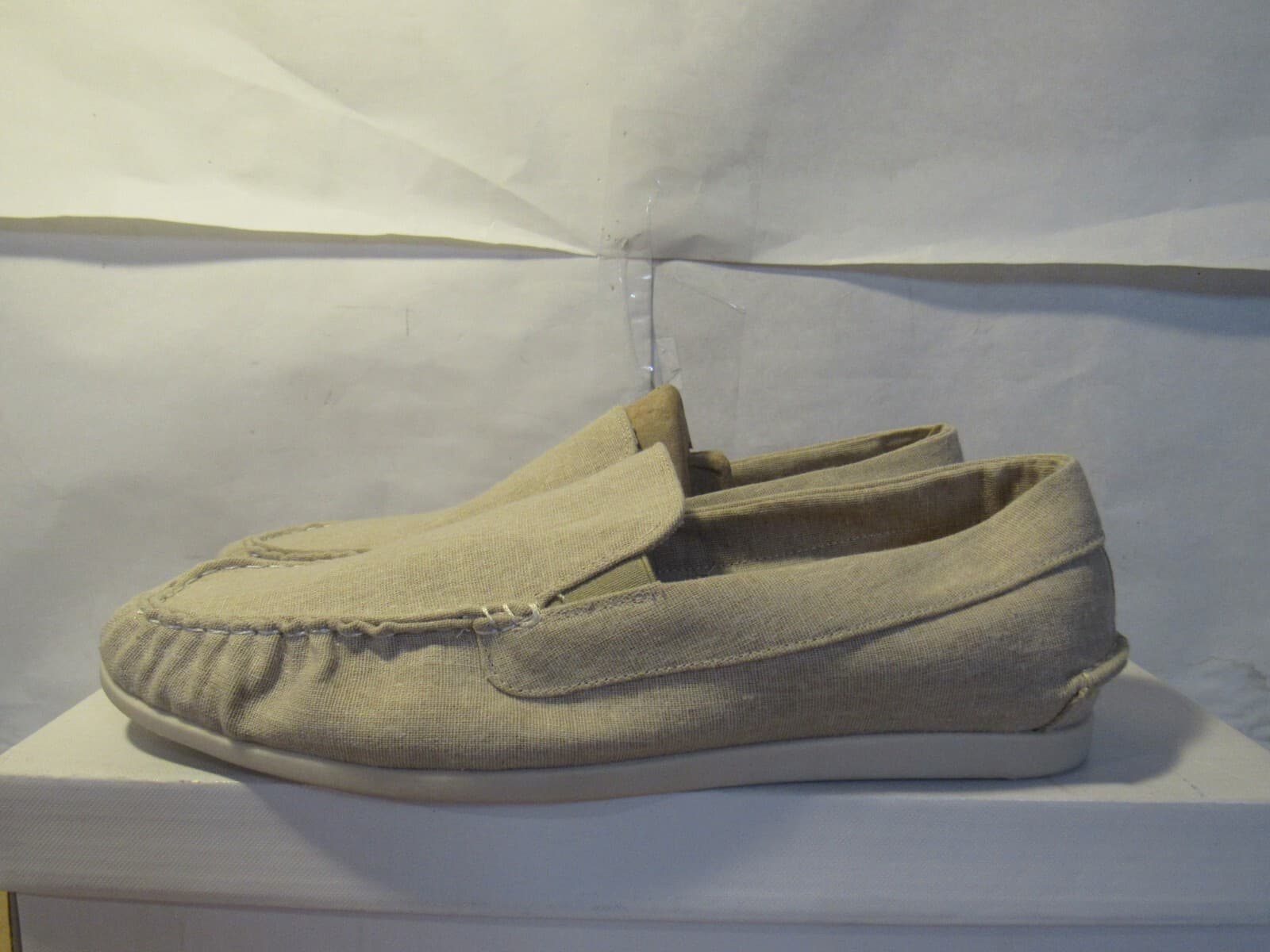 Steve Madden Mens Hoist Fabric Slip On Boat Shoe Sz 8.5 M B68M - Thumbnail 3