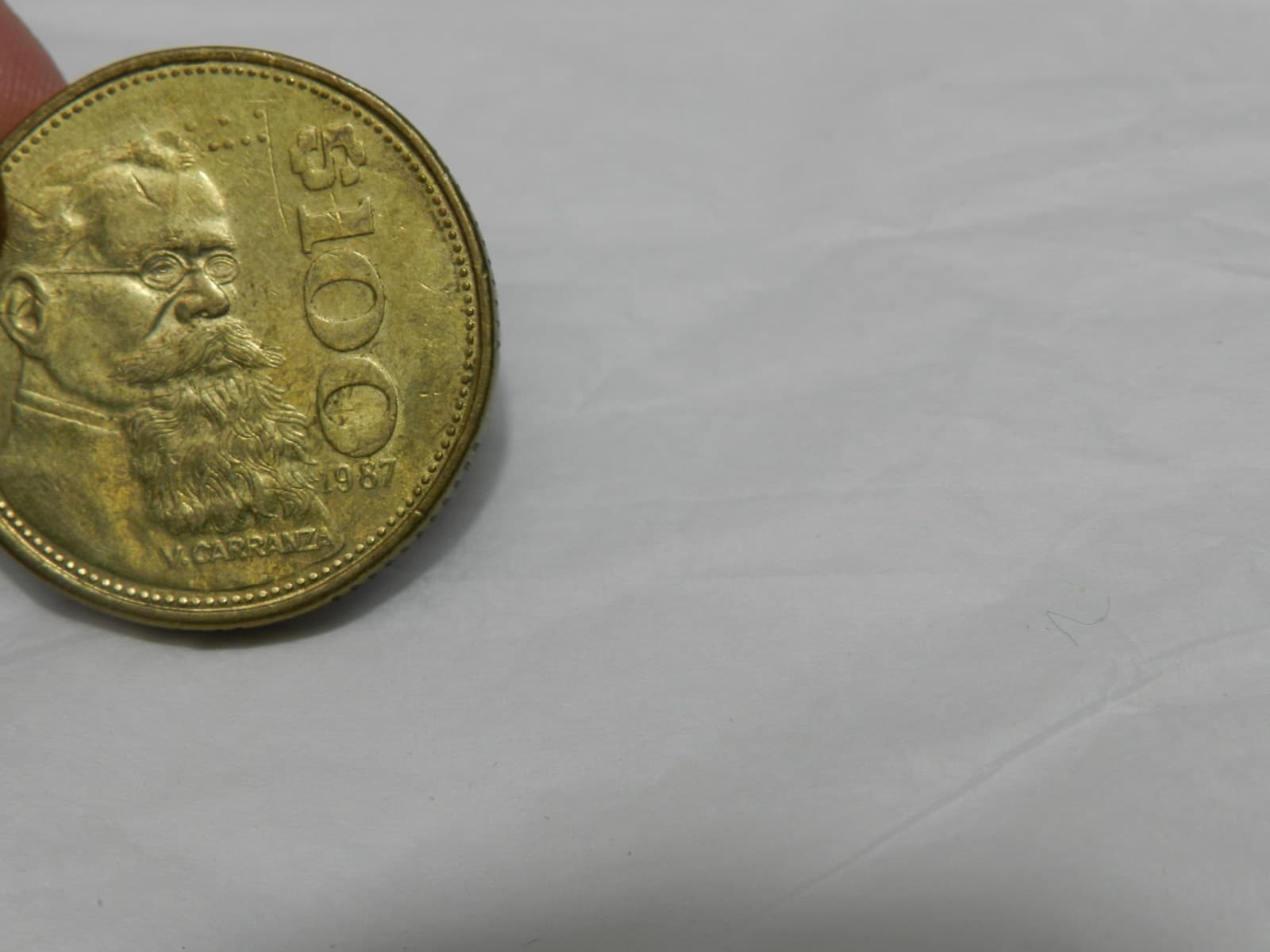 13 Vintage Mexican Coin Lot 1985 1987 $100 $500 $10 Varies (M29J) - Thumbnail 5