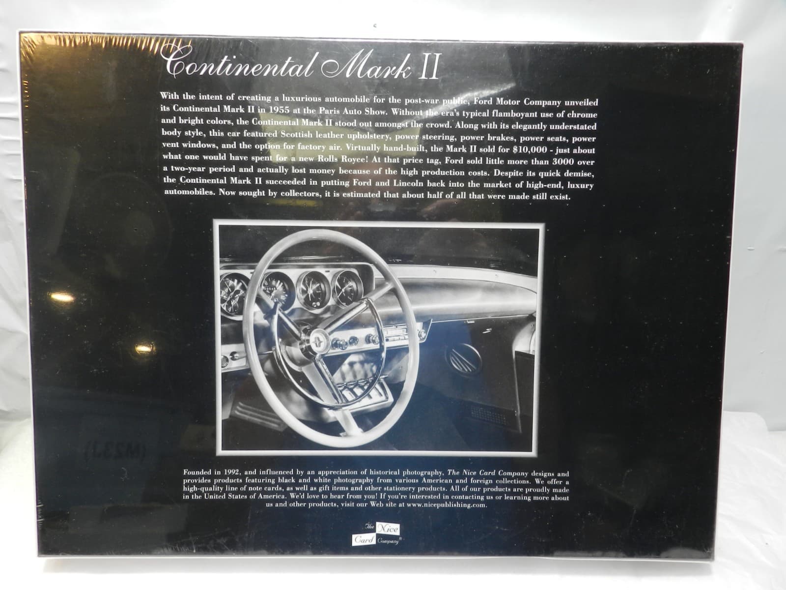 Continental Mark II Dash Puzzle Nice Card Company 500 Piece 18”x24” M28J - Thumbnail 3