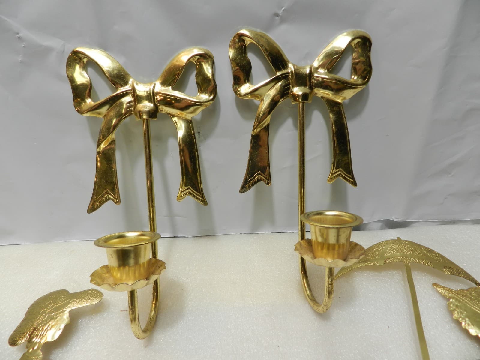 Vintage Home Interior Metal Victorian Lady Sconces Teapot Wall Decor (Z69J) - Thumbnail 2