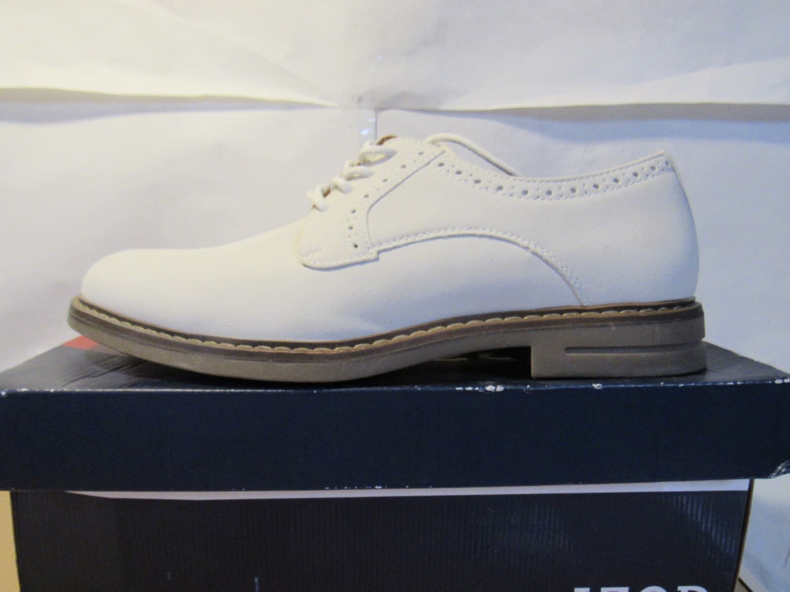Izod Chad Chalk Lace Up Men's Dress Casual Oxford Shoe Size 9.5 M Cream B65M