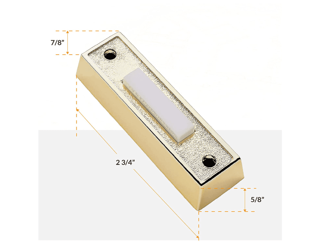 Newhouse Hardware CKIT1 Two Note Electric Door Bell Chime Kit w/ 16V/10VA - Thumbnail 3