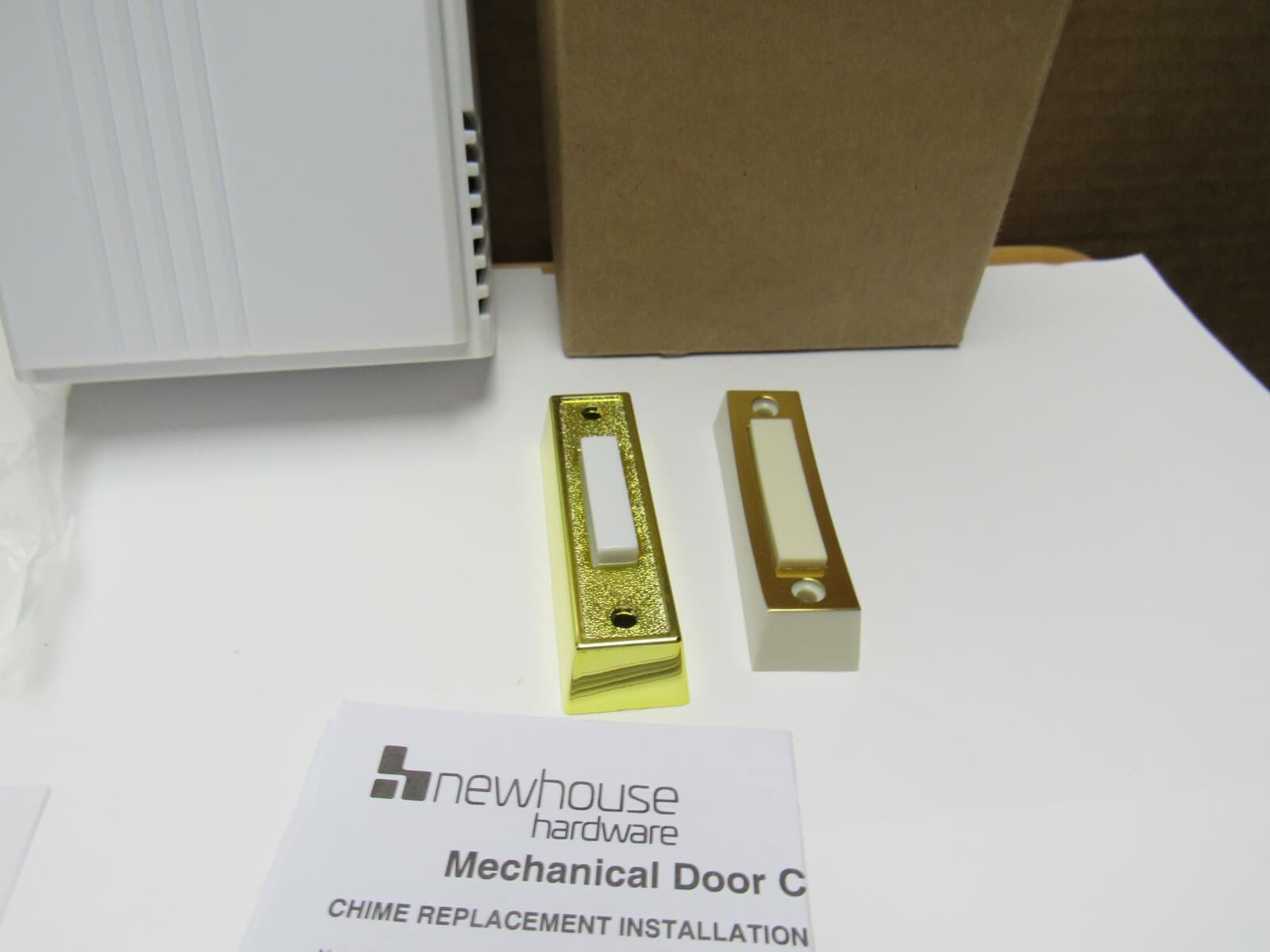 Newhouse Hardware CKIT1 Two Note Electric Door Bell Chime Kit w/ 16V/10VA - Thumbnail 8