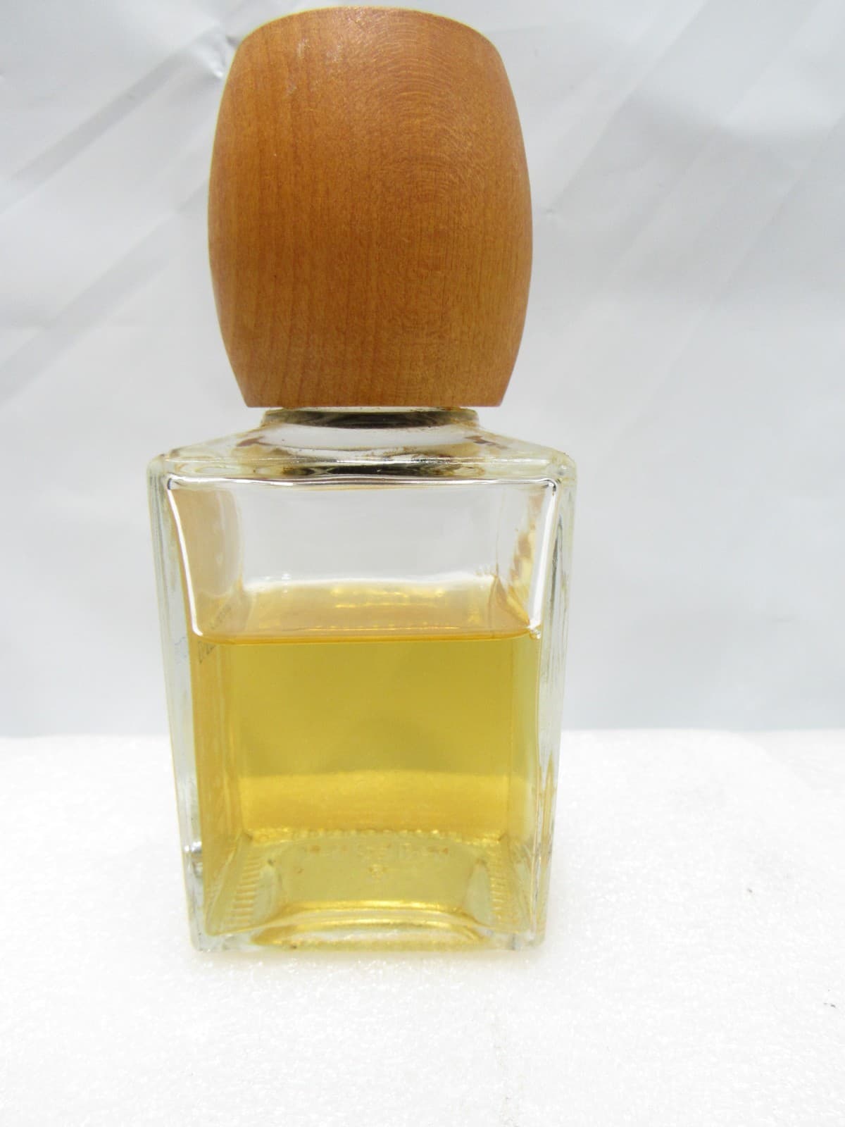 Vintage English Leather After Shave Bottle 80% Full Wood Cap E56K - Thumbnail 2