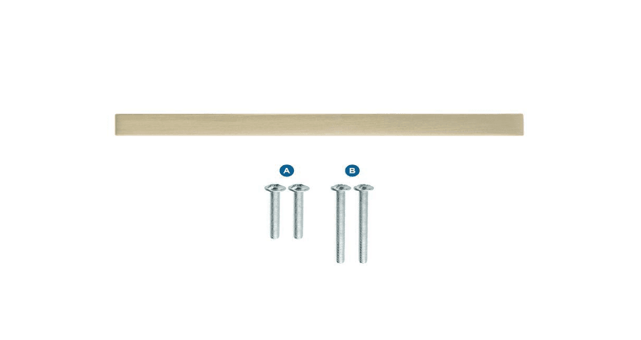 Amerock Monument 5-1/16" Center-to-Center Golden Champagne Cabinet Drawer Pull K - Thumbnail 2
