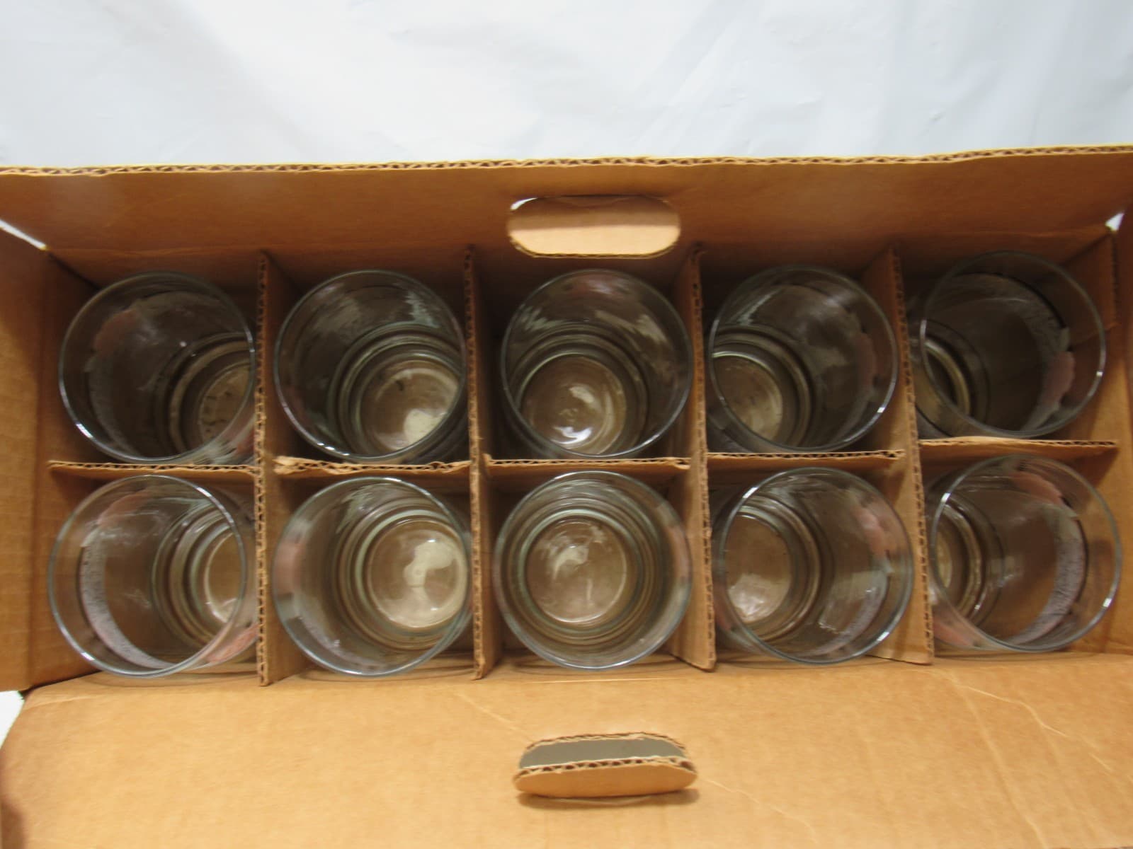 10 PC Corelle Coordinates Silk & Roses Drinking Glasses Set Original Box I87J - Thumbnail 7