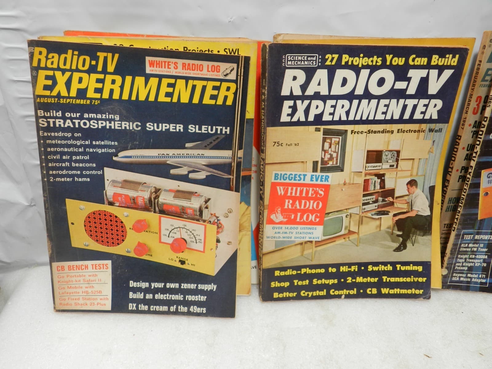 10 Vintage Radio-TV Experimenter Magazines 1950s 1960s Science & Mechanics M34J - Thumbnail 6