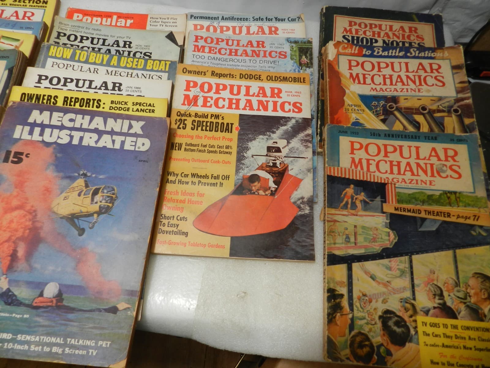 41 Popular Mechanics Magazine Lot (1930s–1970s) – Vintage Tech (M37J) - Thumbnail 3