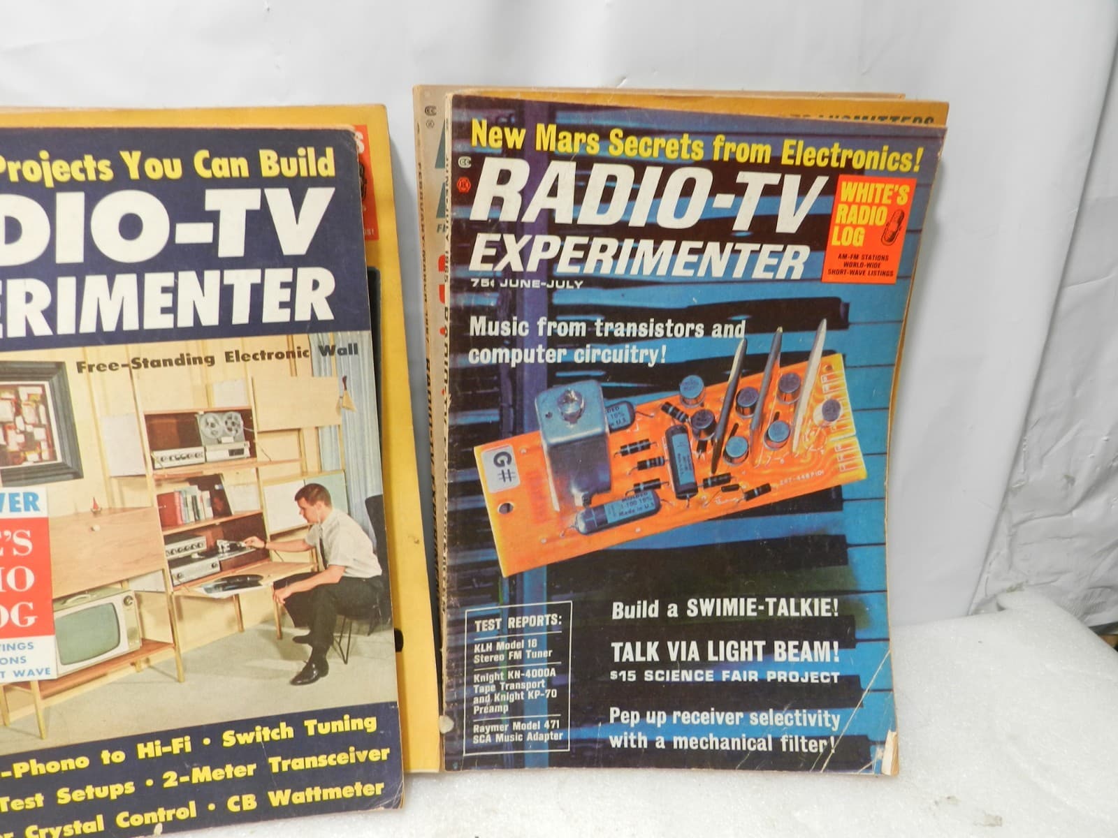10 Vintage Radio-TV Experimenter Magazines 1950s 1960s Science & Mechanics M34J - Thumbnail 7