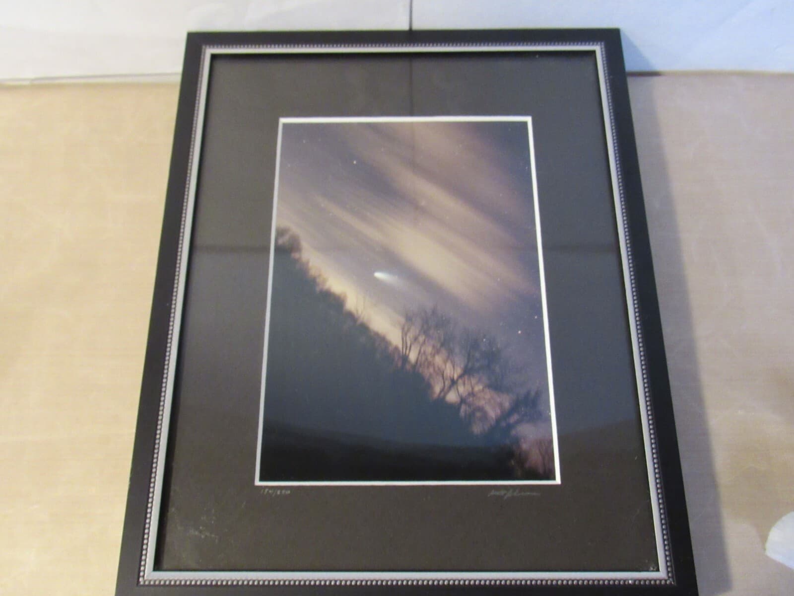 HALE BOPP COMET 1997 Scott Johnson #154 Framed 10.25"x8.25" W48K - Thumbnail 6