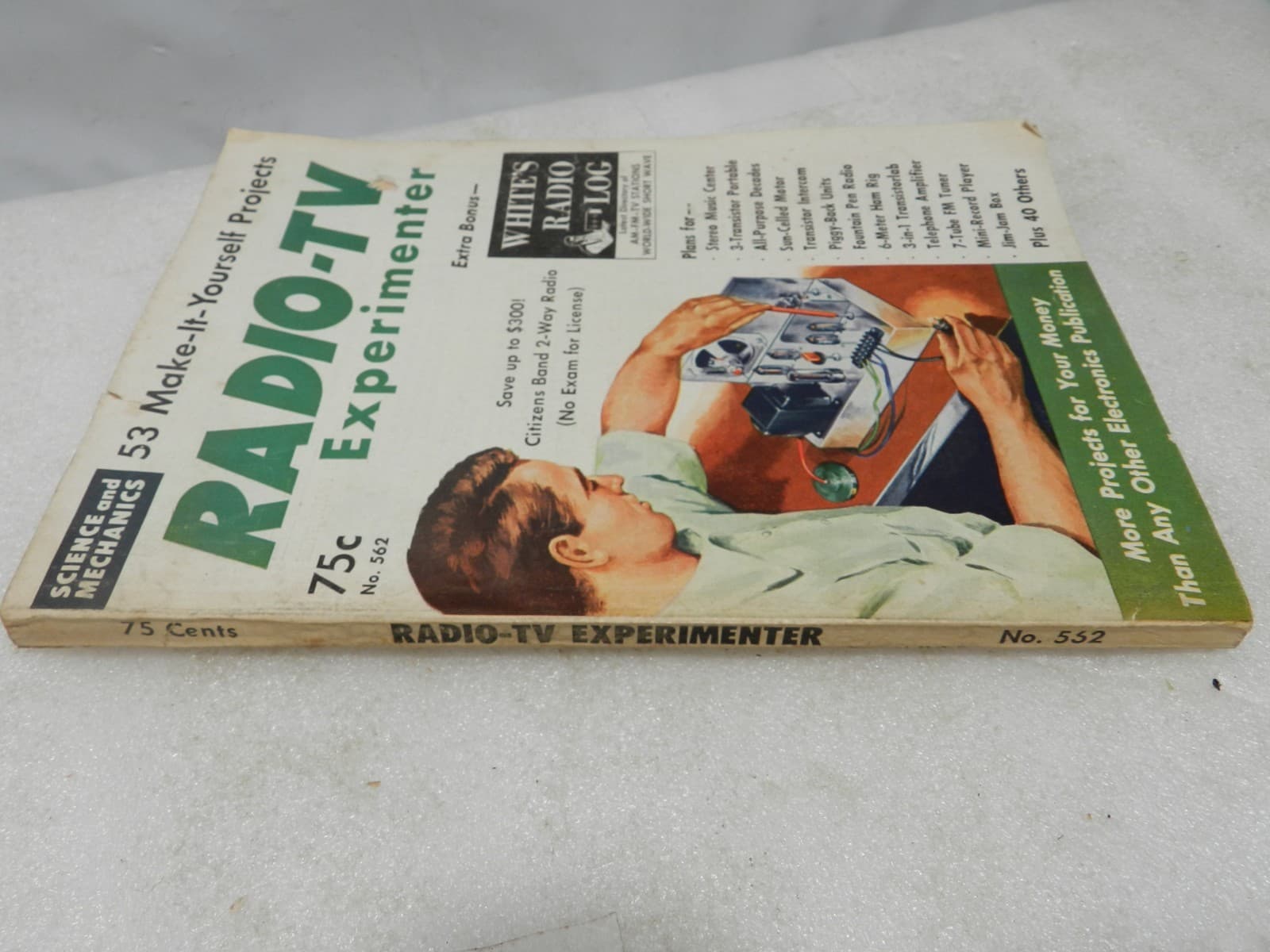 10 Vintage Radio-TV Experimenter Magazines 1950s 1960s Science & Mechanics M34J - Thumbnail 12