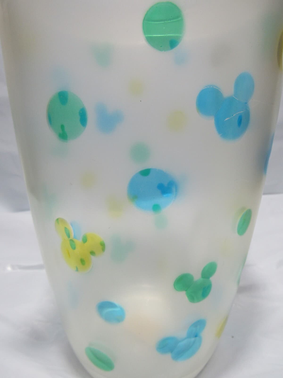 Disney Mickey Mouse 9” Drink Pitcher Frosted Lidded Acrylic (M9M) - Thumbnail 3