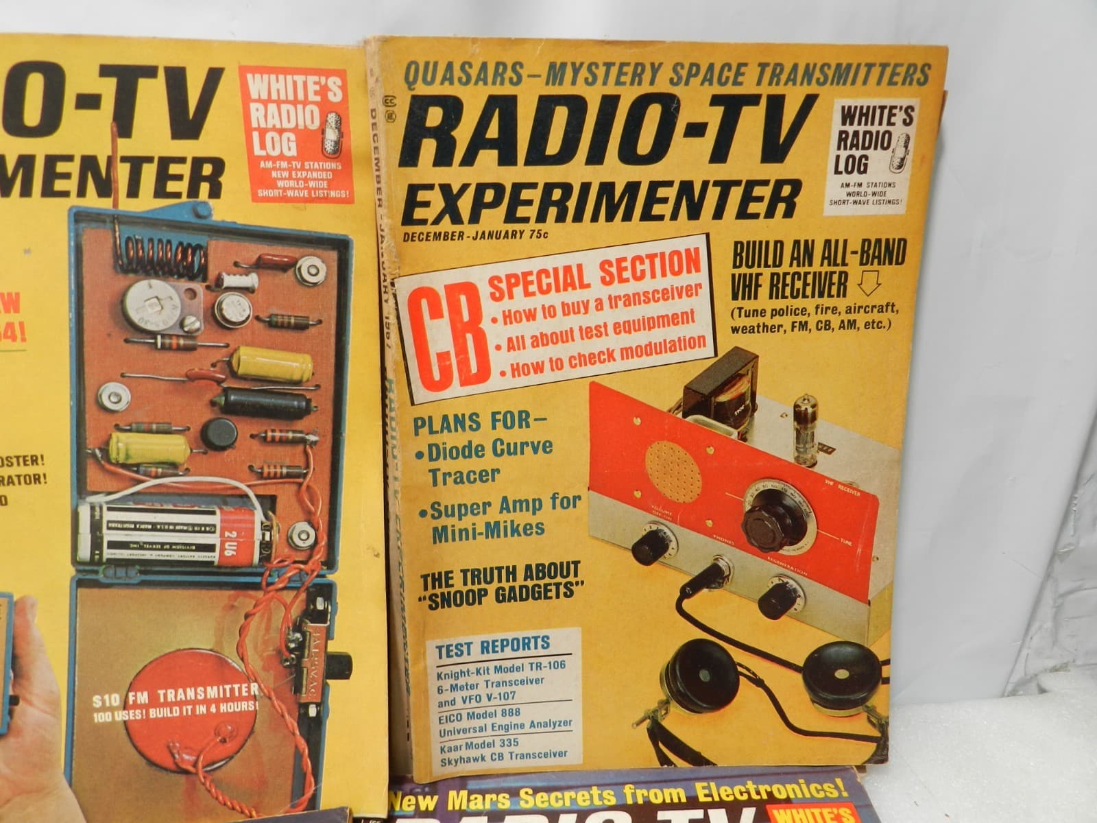 10 Vintage Radio-TV Experimenter Magazines 1950s 1960s Science & Mechanics M34J - Thumbnail 5