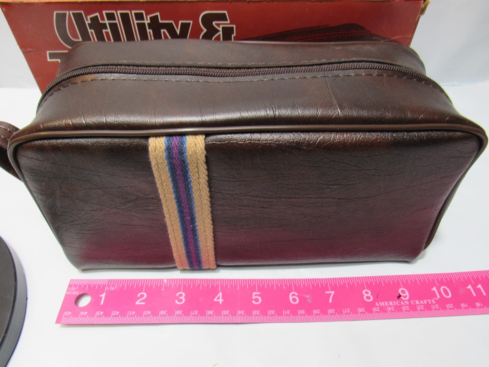 Vintage Epco Utility and Travel Kit Bag Toiletry Travel Bag Mens Unused T44JJ - Thumbnail 5