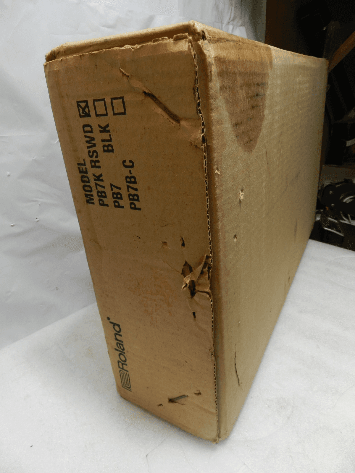 Roland Piano Bench with Storage -Dark Brown Seat New (M33J) - Thumbnail 2