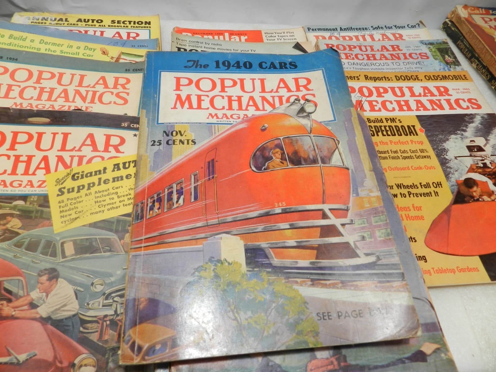 41 Popular Mechanics Magazine Lot (1930s–1970s) – Vintage Tech (M37J) - Thumbnail 6