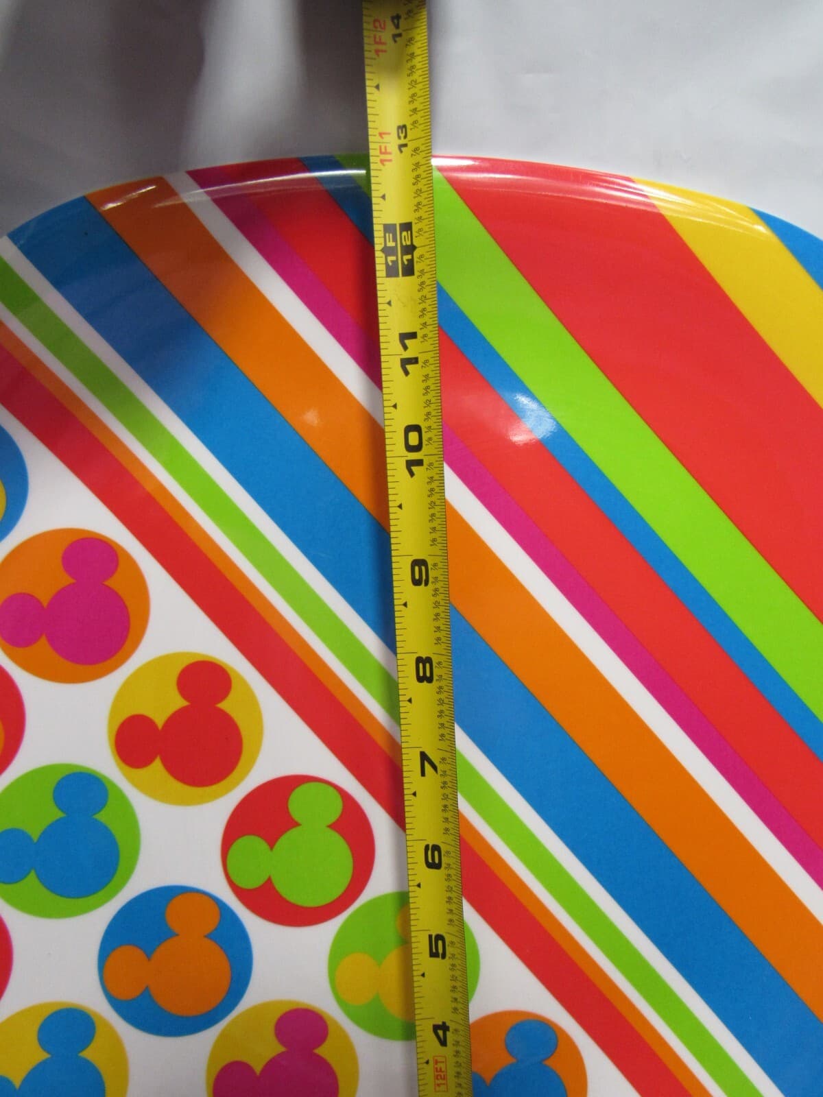 Disney Parks/Resorts 10 Piece Set - 13" Platters and 8" Plates Striped (M7M) - Thumbnail 7