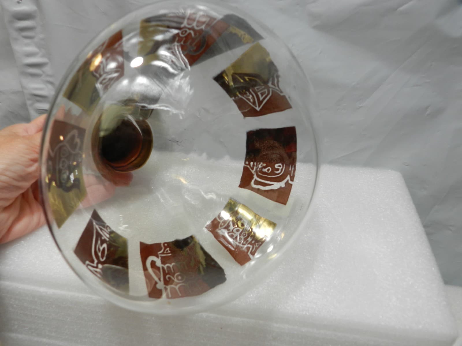 Vintage Retro MCM Inland Glass Atomic Starburst Coffee Carafe 60s (H23S) - Thumbnail 7