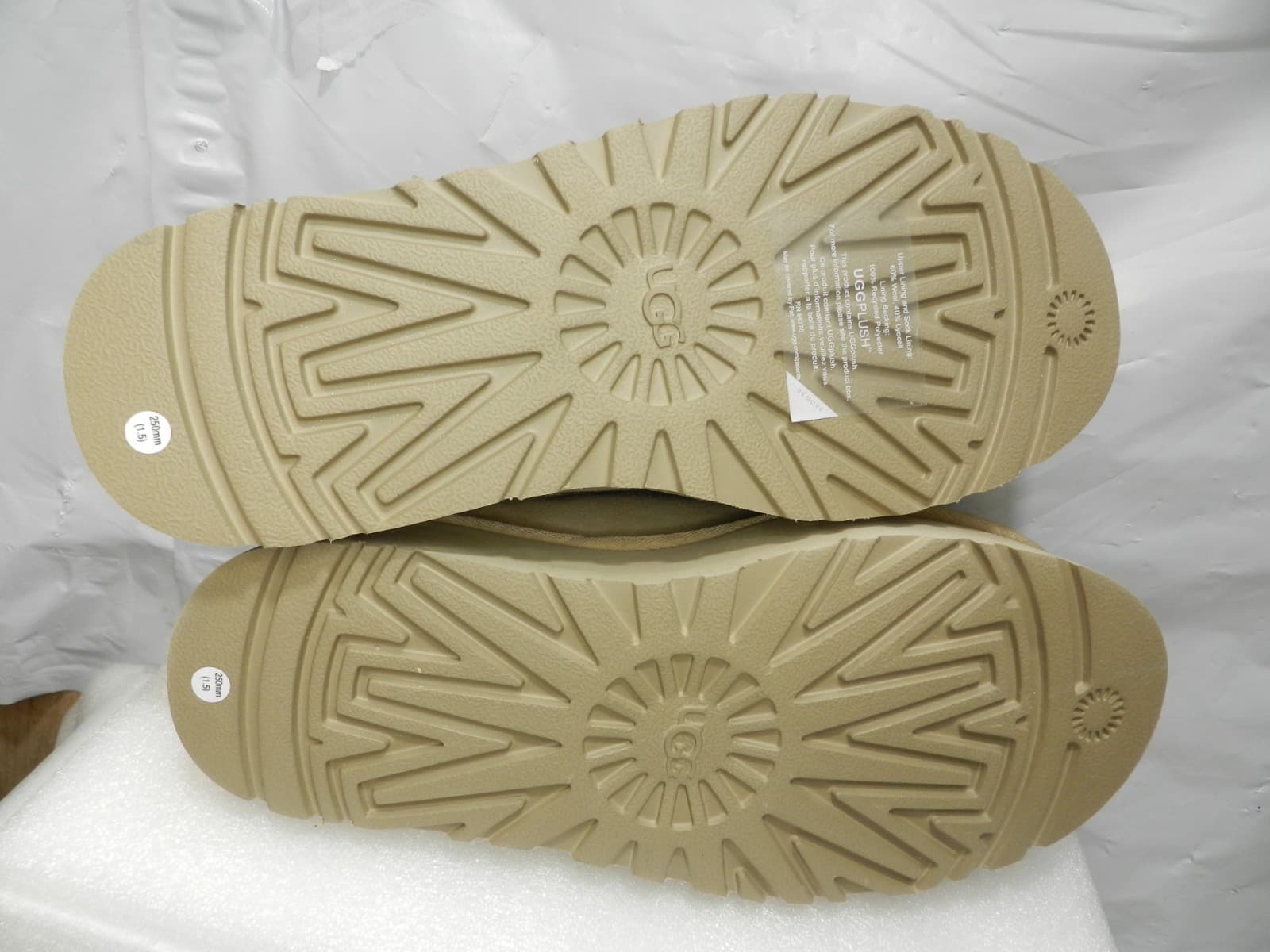 UGG Tazz Sand Platform Womens Shoes 1122553 Slippers Suede Sz 8 US (H30K) - Thumbnail 5