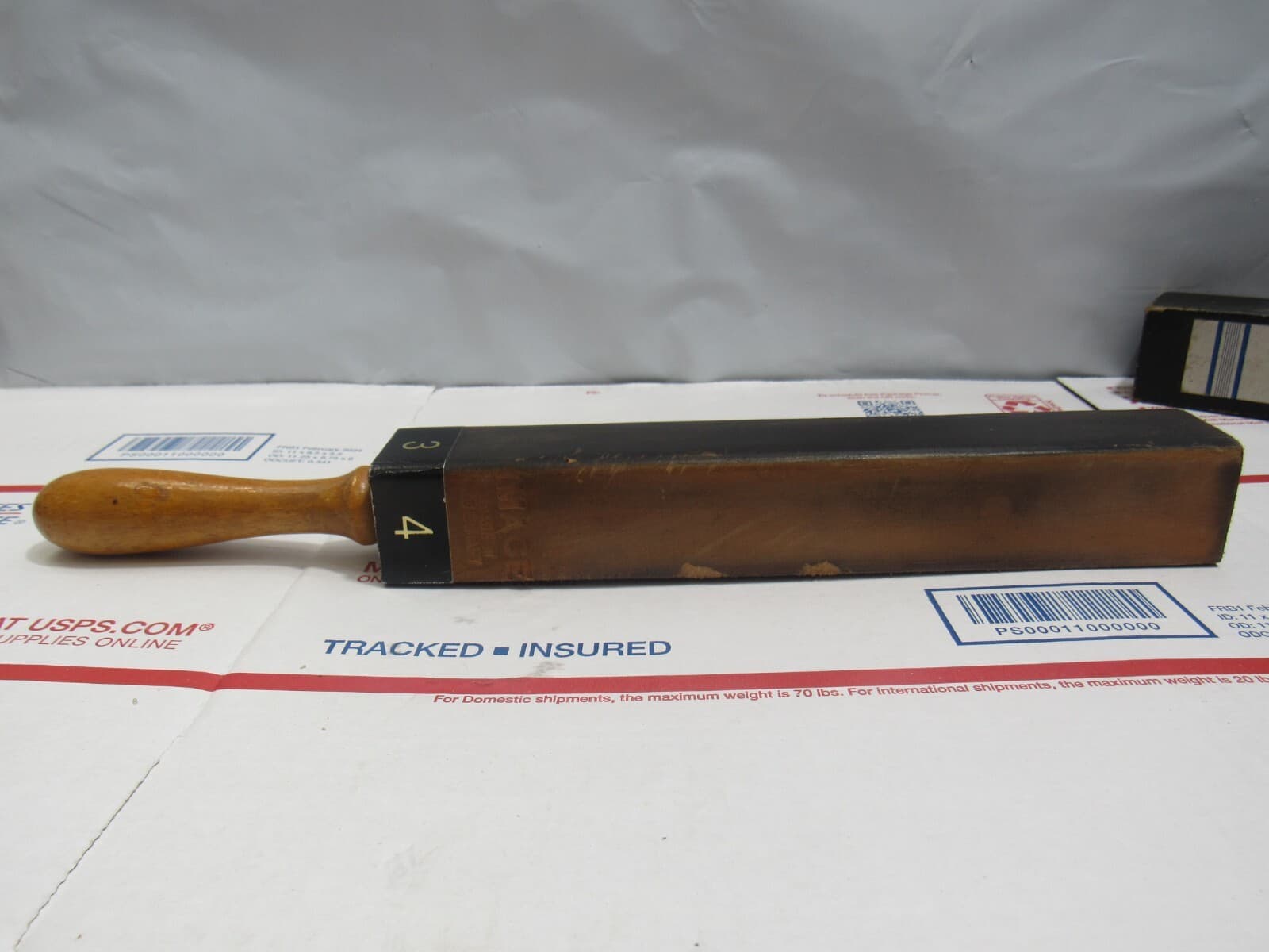 Vintage Barber Extra Feiner Streichriemen / Diane Straight Razor/ Pirouette K99K - Thumbnail 14