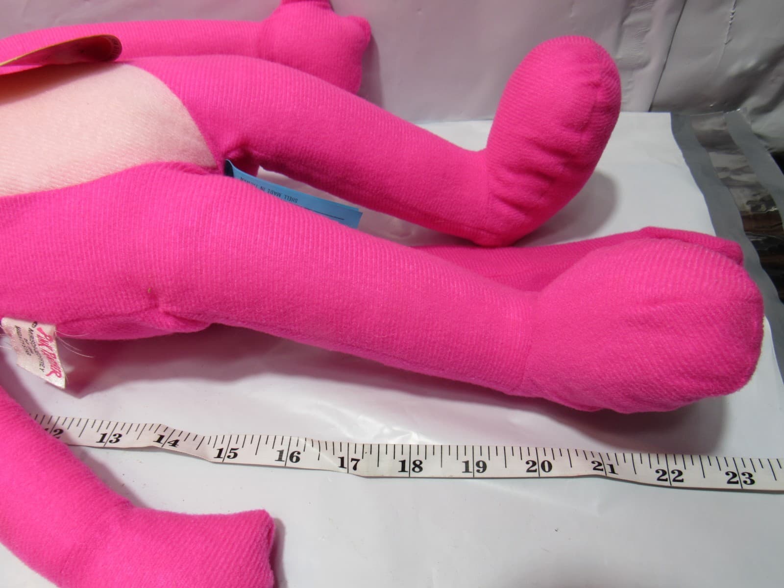 Pink Panther Plush Stuffed 1964 MIRISCH-GEOFFREY Mighty Star 21" W/ Tags T49JJ - Thumbnail 11