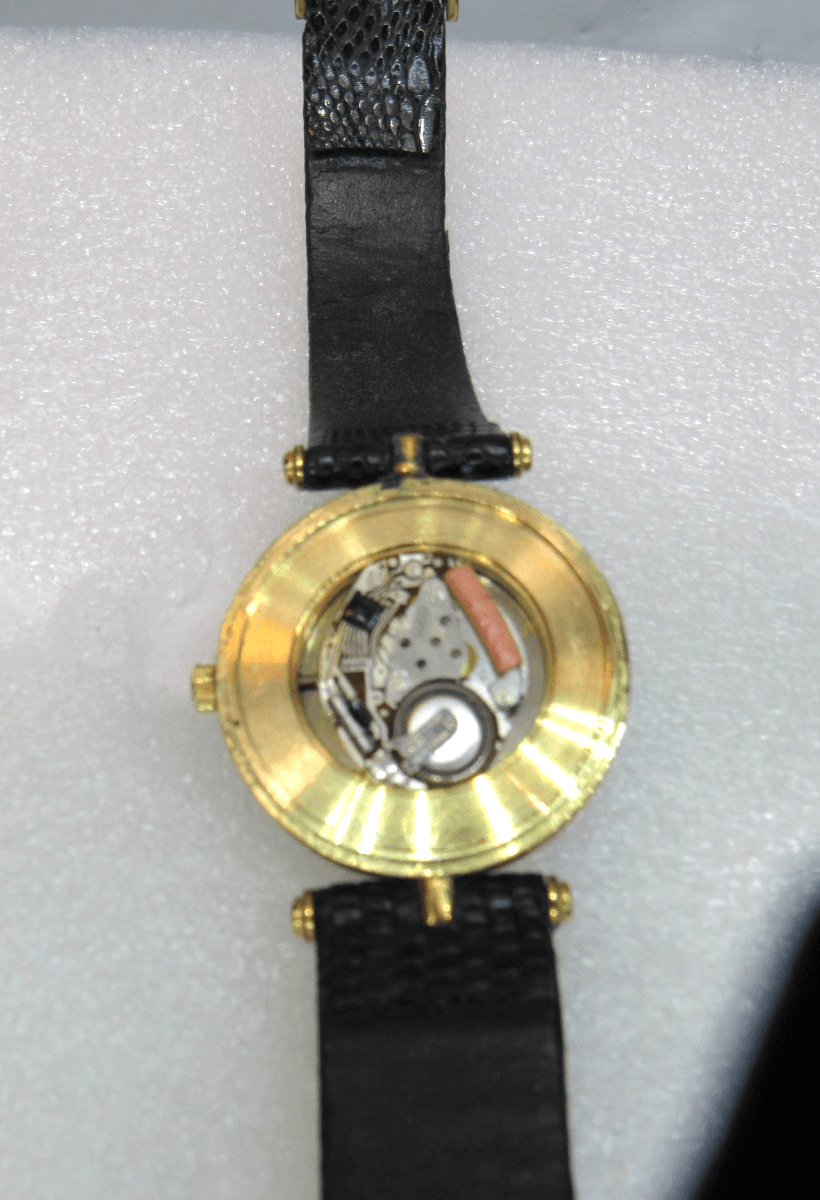 Vintage Mens GUCCI 2000M Black Dial Enamel Swiss Quartz Wristwatch (I92J) - Thumbnail 9