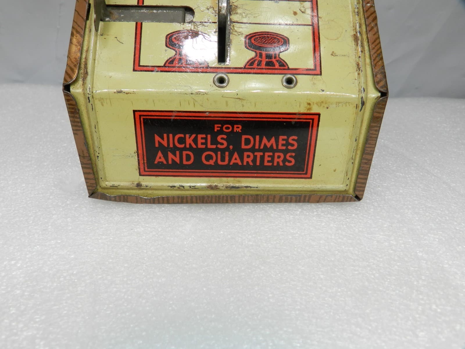 Vintage Tricoin Register Bank Tin Savings Band (H25S) - Thumbnail 2