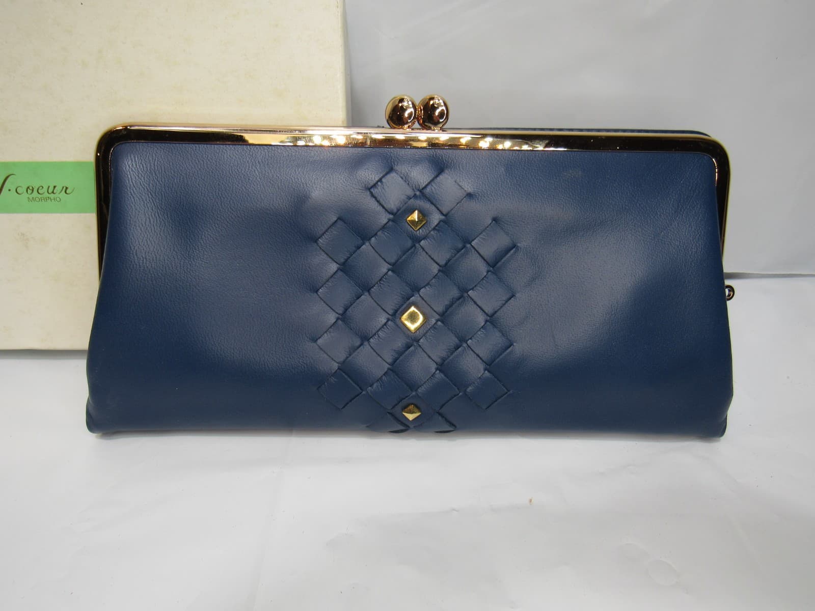 New S. Coeur Morpho Womens Navy Blue Clutch Wallet (T54JJ) - Thumbnail 2
