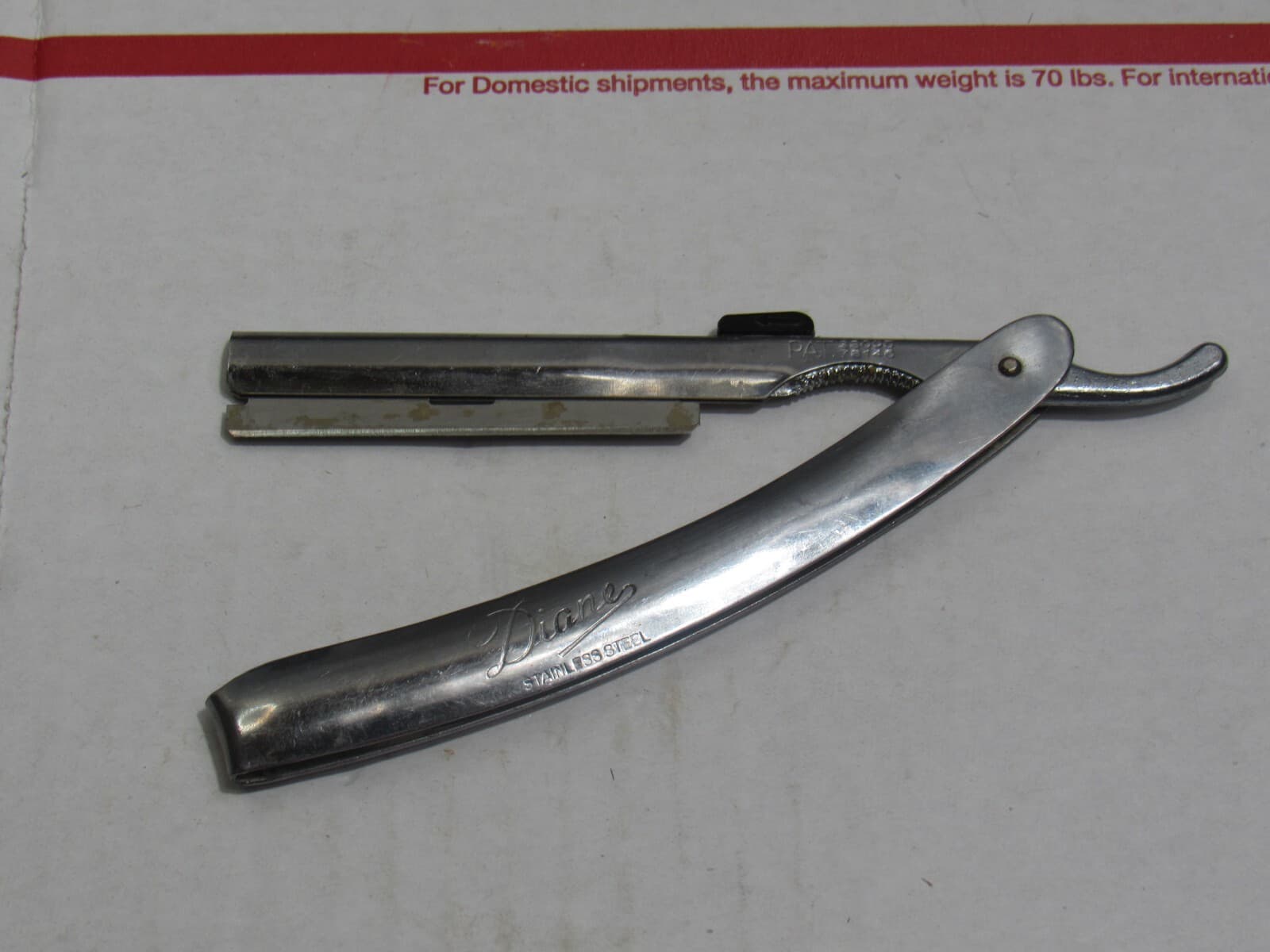 Vintage Barber Extra Feiner Streichriemen / Diane Straight Razor/ Pirouette K99K - Thumbnail 2