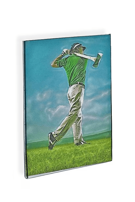 10 Azar 122021 Adhesive Vertical Wall Sign Holders 8.5 x 11" Clear Acrylic M40K - Thumbnail 3