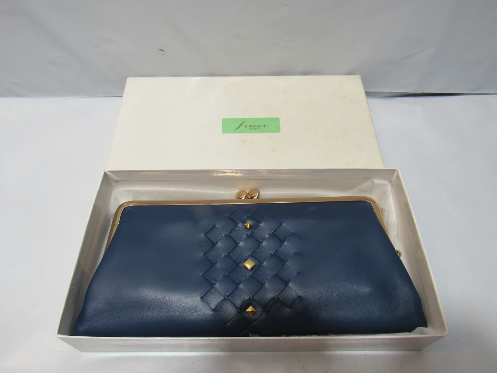 New S. Coeur Morpho Womens Navy Blue Clutch Wallet (T54JJ) - Thumbnail 9