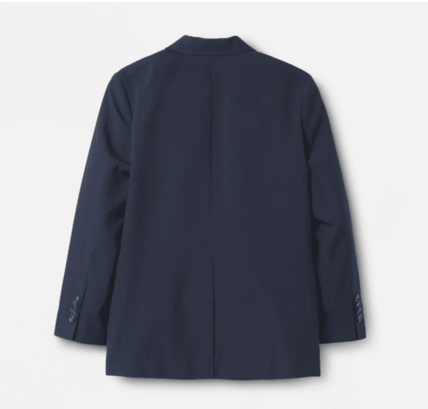 Cat & Jack Toddler Boys 2 Button Blazer / Pant Suit Navy Blue 12M 12 Months R7K - Thumbnail 5