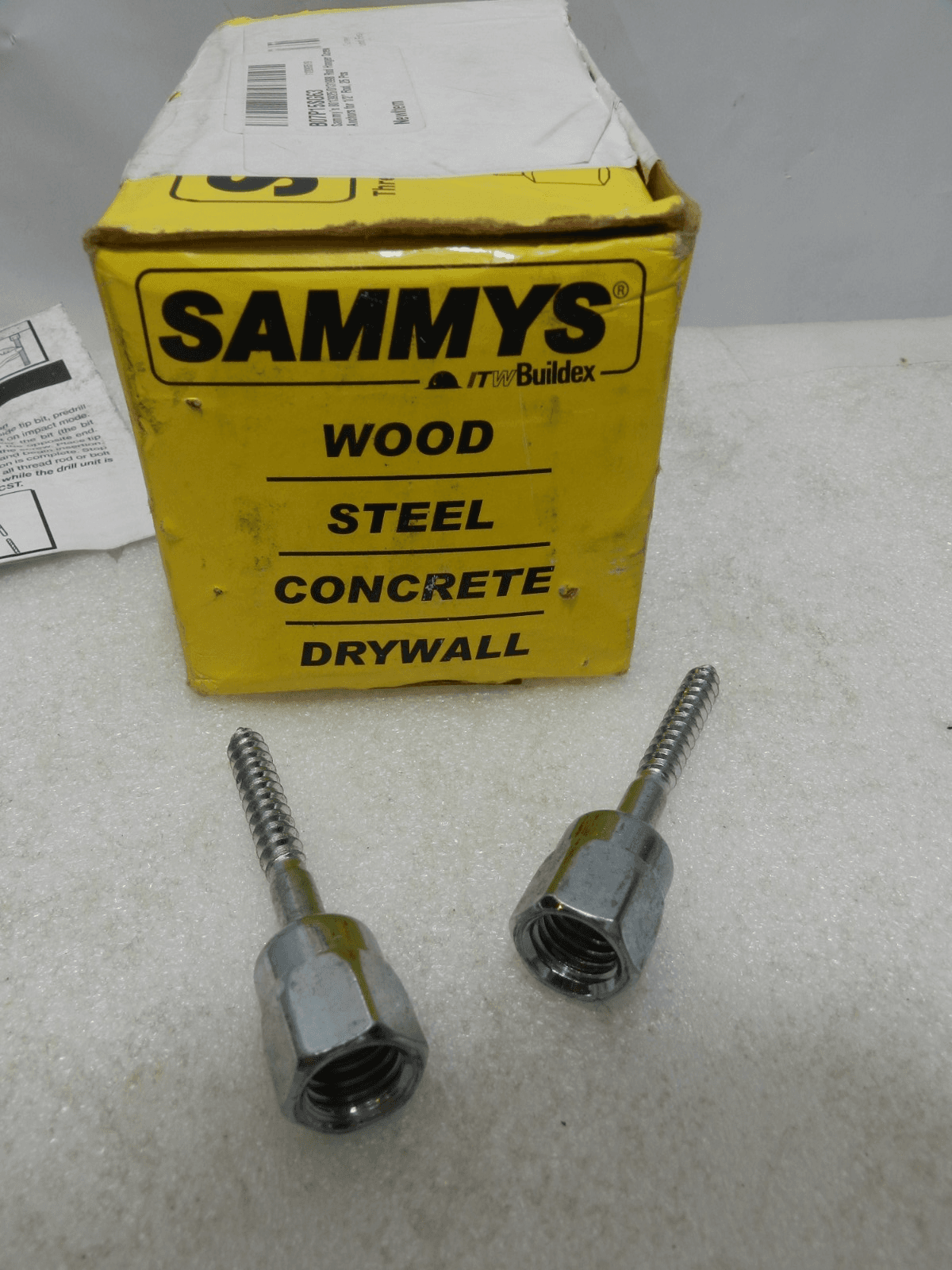 Sammy's 8013925/0131998 Rod Hanger Screw Anchors for 1/2" Rod, 25 Pcs Wood M42K - Thumbnail 2