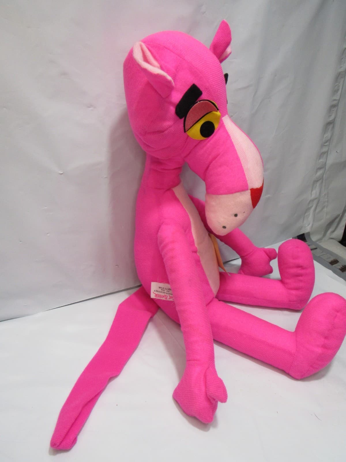 Pink Panther Plush Stuffed 1964 MIRISCH-GEOFFREY Mighty Star 21" W/ Tags T49JJ - Thumbnail 4