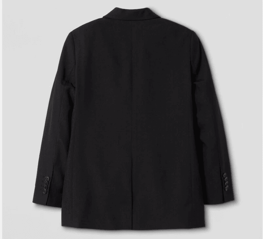 Cat & Jack Toddler Boys 2 Button Suit Jacket Blazer Black 12M 12 Months (R3K - Thumbnail 2