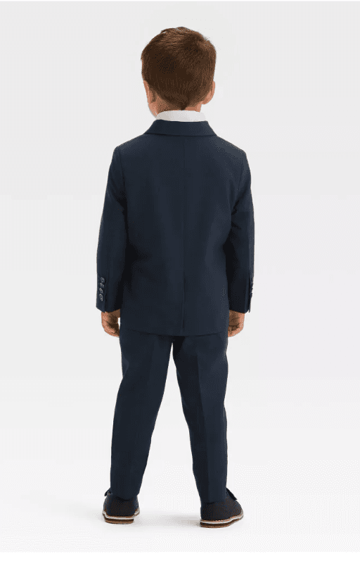 Cat & Jack Toddler Boys 2 Button Suit Jacket Blazer Navy Blue 12M 12 Months (R1K - Thumbnail 5