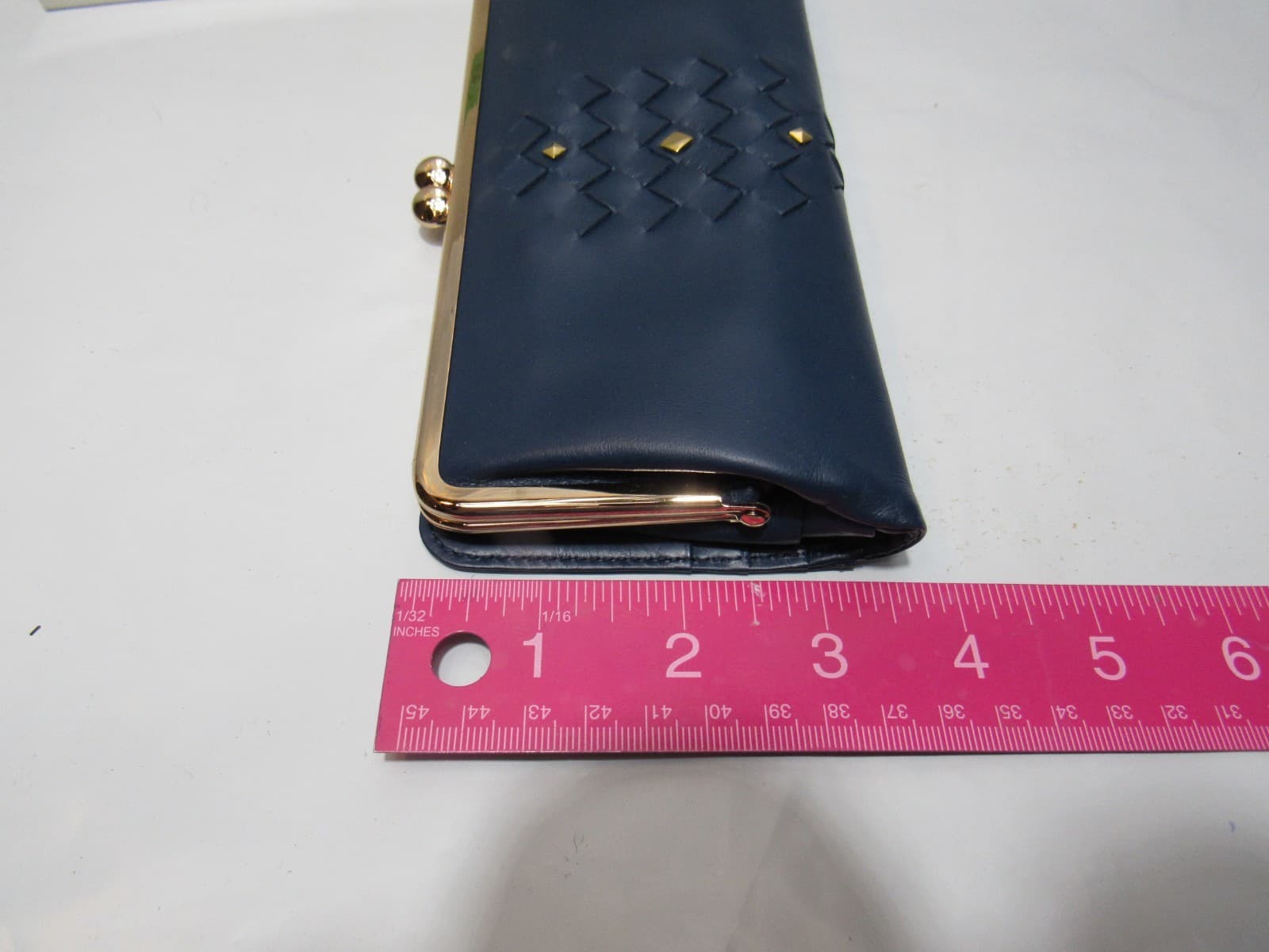 New S. Coeur Morpho Womens Navy Blue Clutch Wallet (T54JJ) - Thumbnail 8