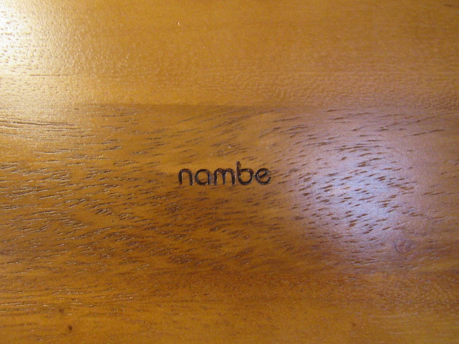Nambe Acacia Cheese Board Block w/ Stainless Steel Knife and Spreader Y81M - Thumbnail 8