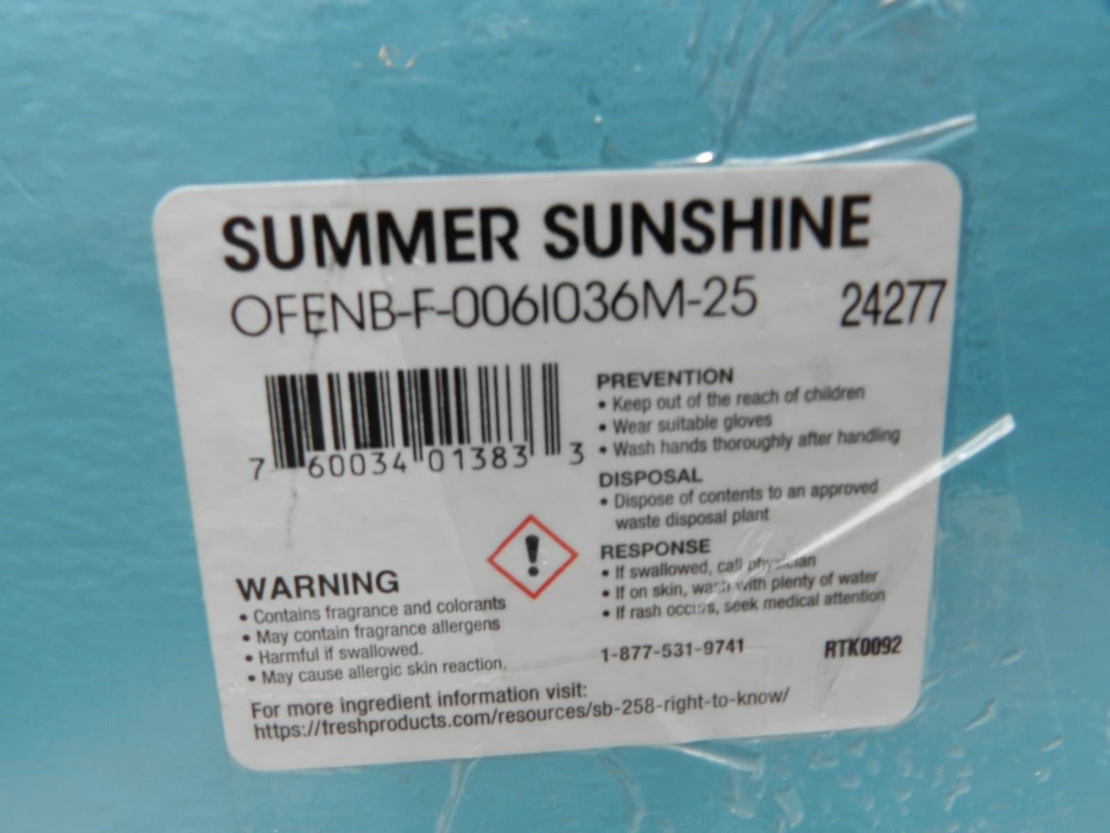 ourfreshE Air Freshener REFILLS - SUMMER SUNSHINE - 6 Refills (M41K) - Thumbnail 3