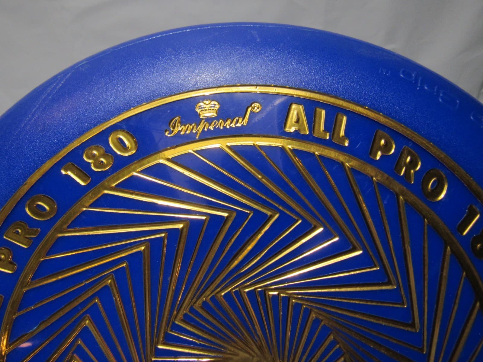 Vintage IMPERIAL All Pro 180 Championship Flying Disc Frisbee 2001 BLUE (T47JJ - Thumbnail 2