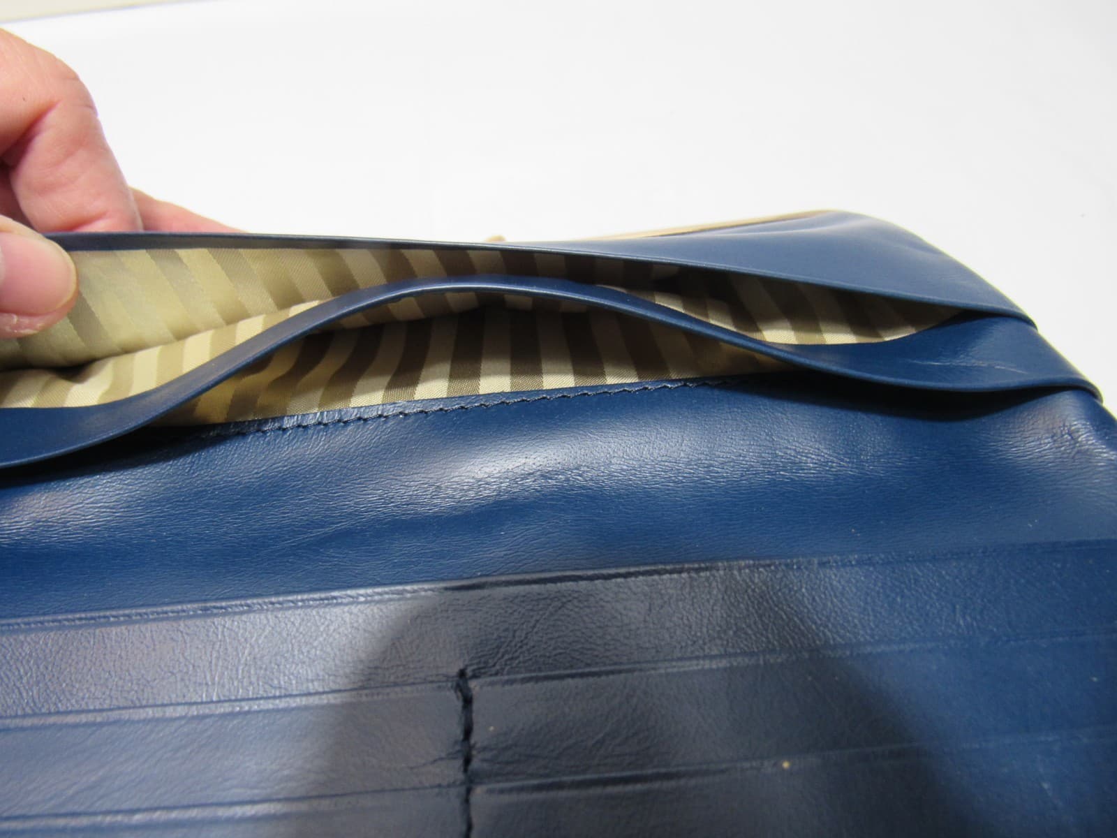 New S. Coeur Morpho Womens Navy Blue Clutch Wallet (T54JJ) - Thumbnail 5
