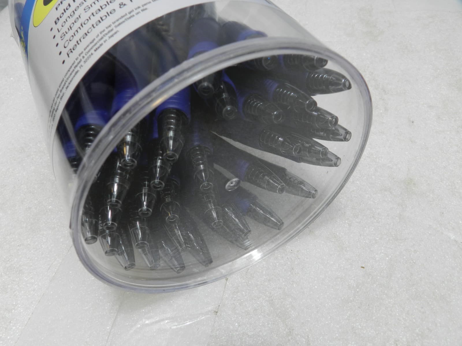 Pilot G2 Premium Gel Roller Pen Retractable BLUE Bold Point 1.0 mm 36 Count M49K - Thumbnail 5