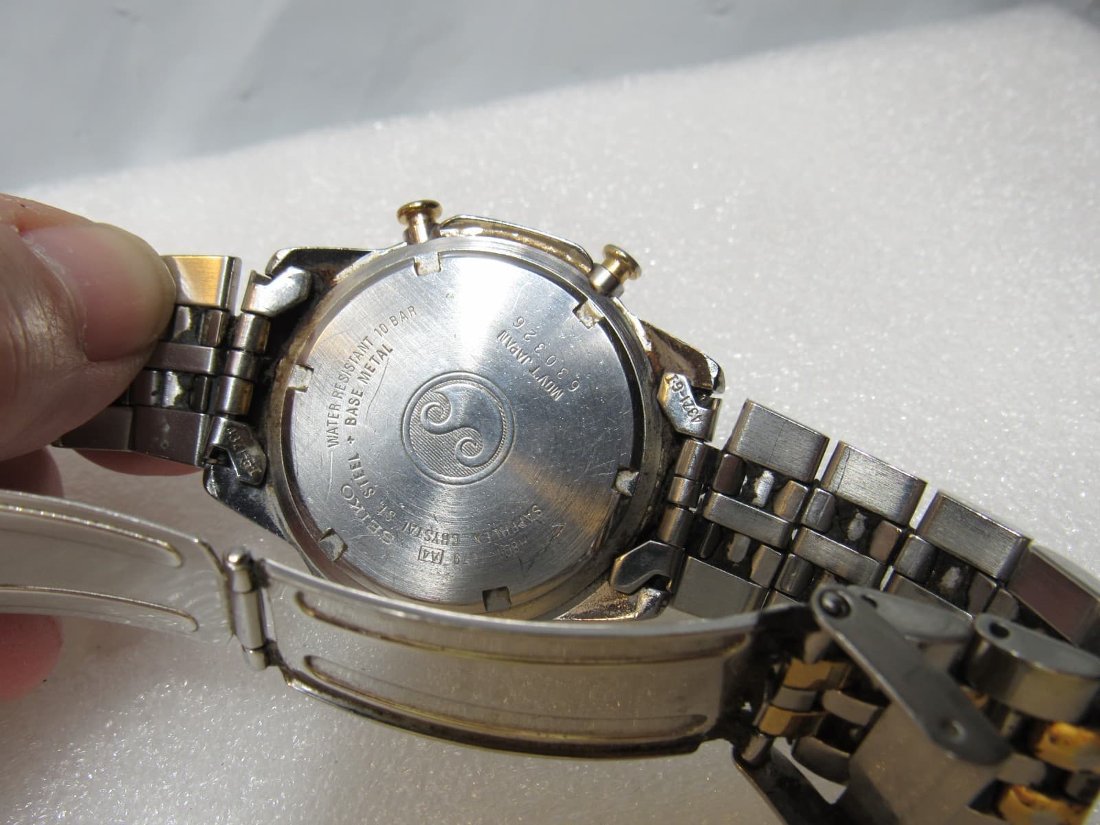 5 Vintage Mens Fossil / Seiko Wrist Watch Lot FS-4531 FS-4251 JR-9304 (i95j) - Thumbnail 14