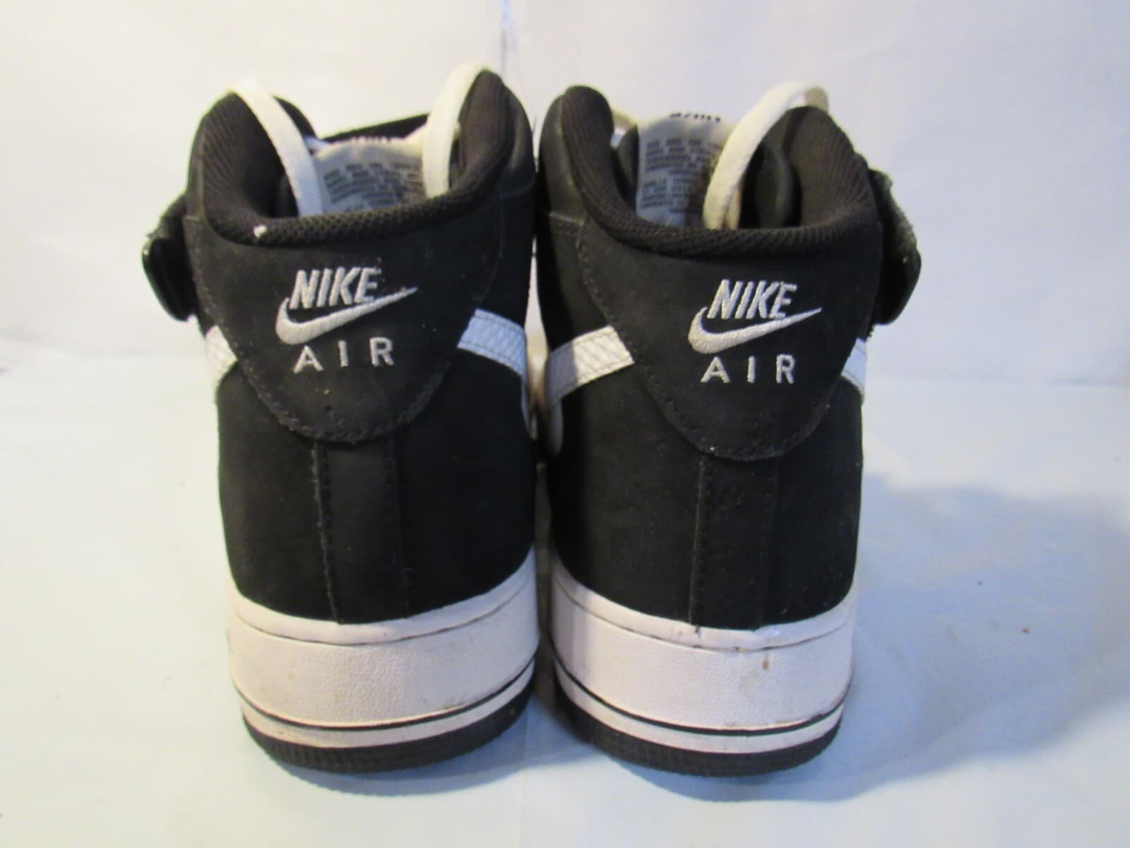 2014 Nike Air Force 1 Mid ‘07 White/Black 315123-124 Men's Size 13 A32M - Thumbnail 5