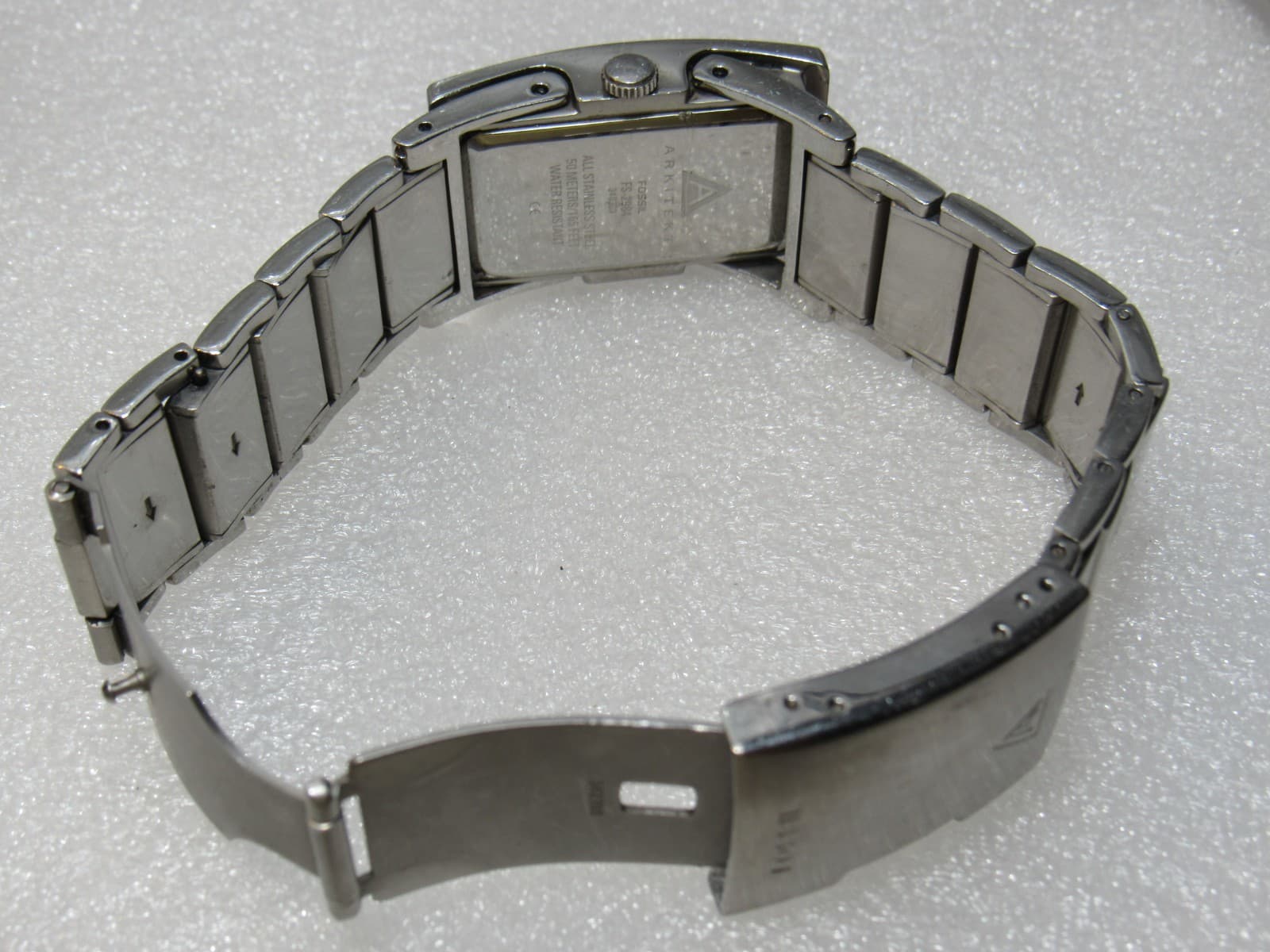 3 Vintage Mens Fossil / Seiko Wrist Watch Lot FS-3028 FS-2984 8620-5140 (i94j) - Thumbnail 7