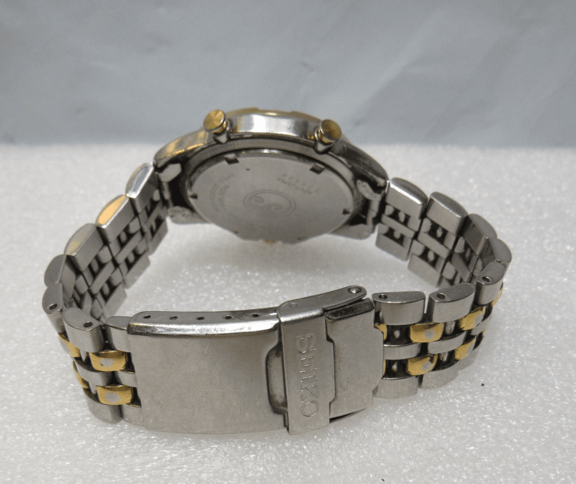5 Vintage Mens Fossil / Seiko Wrist Watch Lot FS-4531 FS-4251 JR-9304 (i95j) - Thumbnail 16